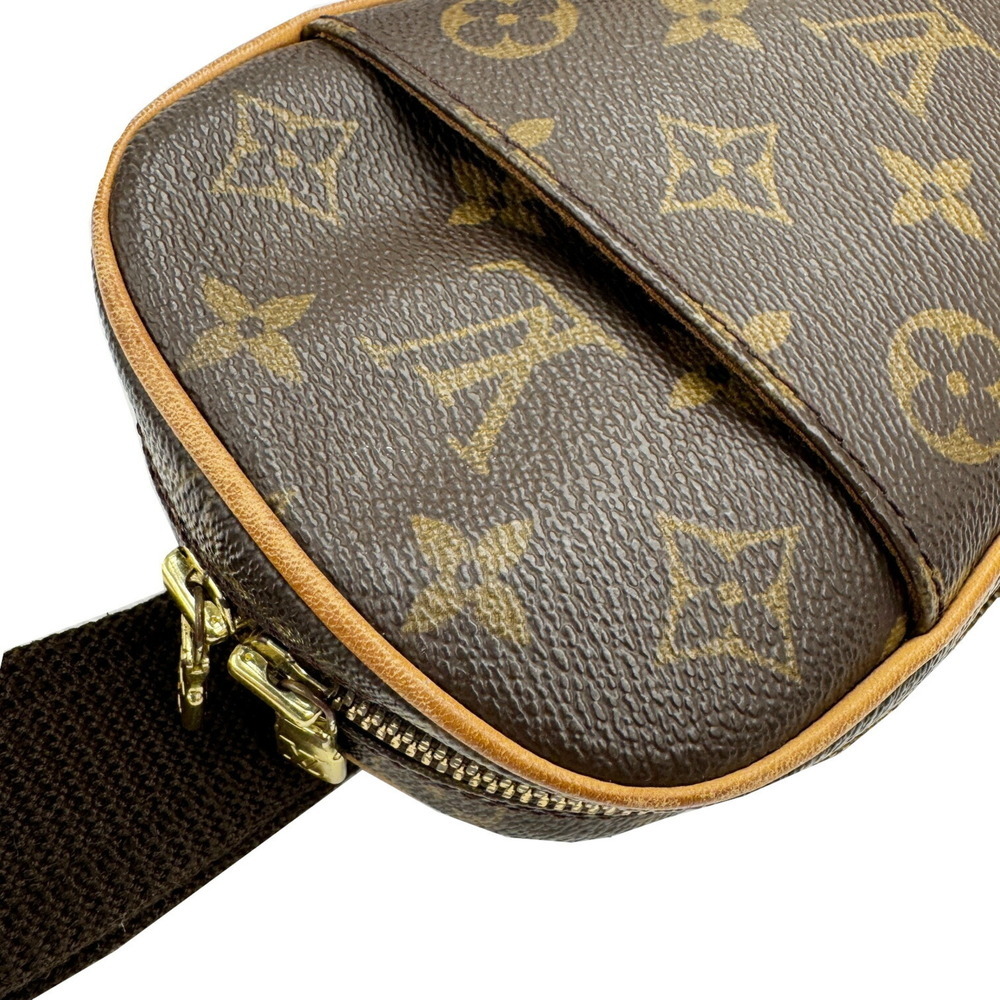 LOUIS VUITTON Authentic Brown Monogram Pochette Shoulder Bag - Picture 3 of 11